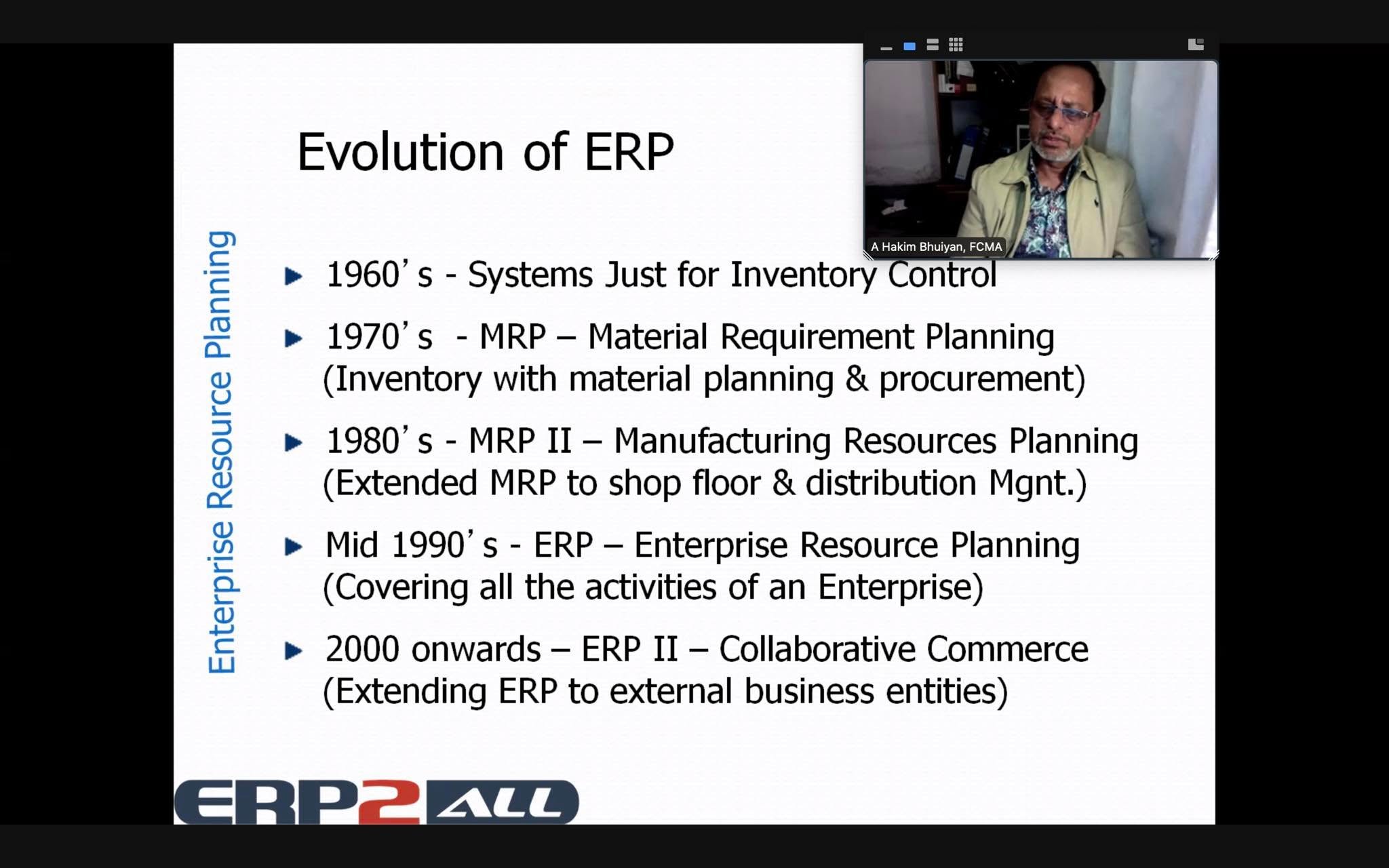 ERP Session for BBA Students at Dhaka University (MIS Department)